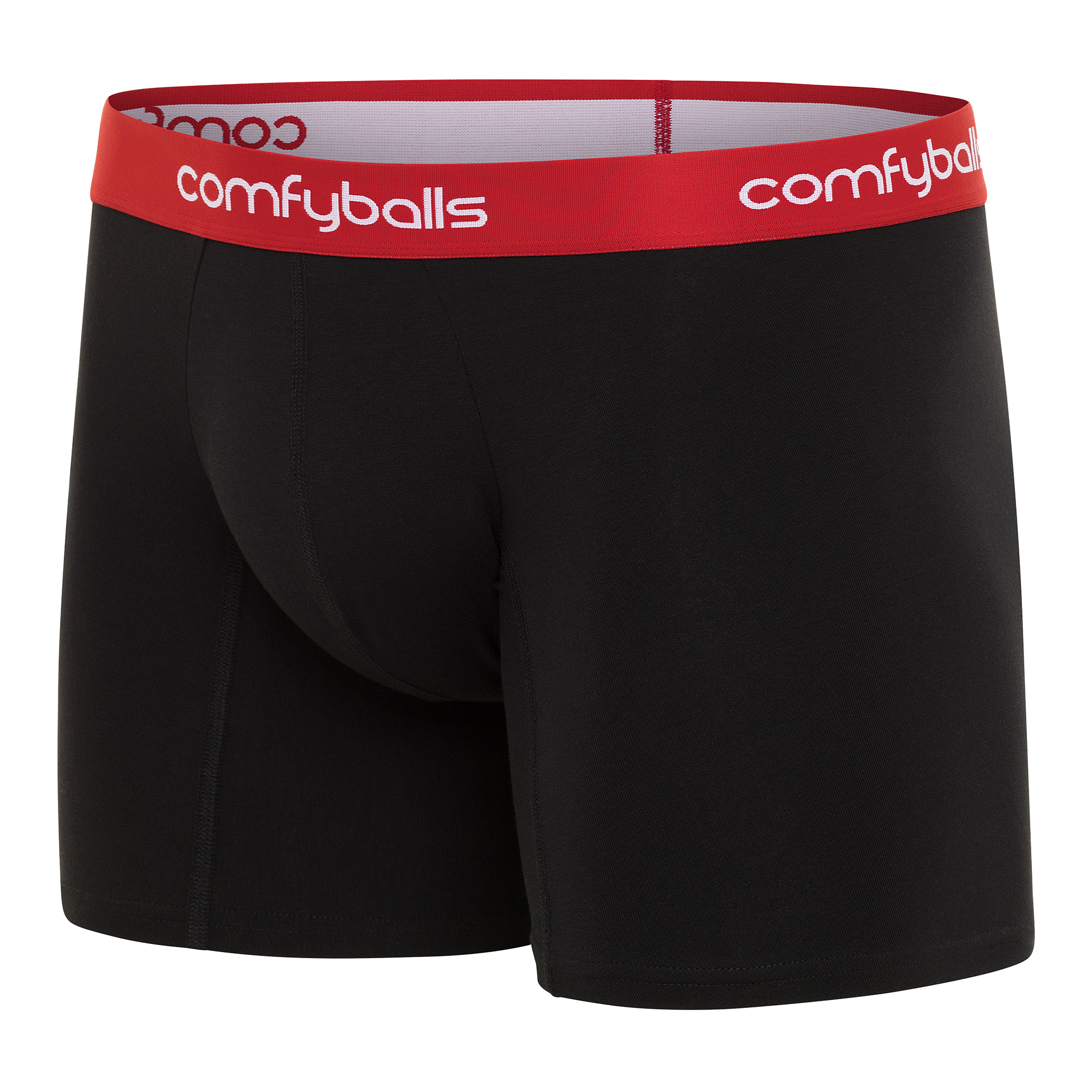 Black Comfyballs Mens No Show Cotton Regular Boxer – KJ Beckett