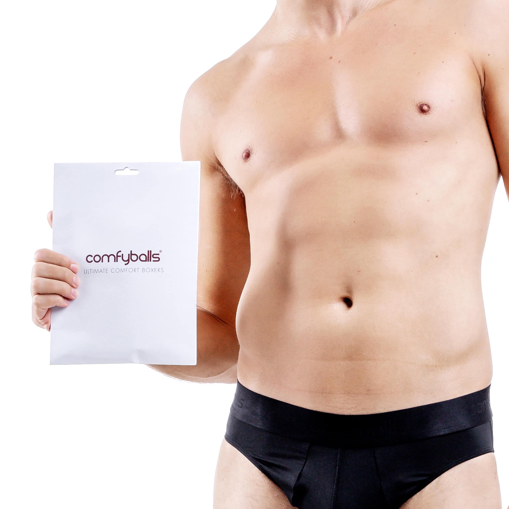 Comfyballs Ghost White Cotton Brief (2-pack) 