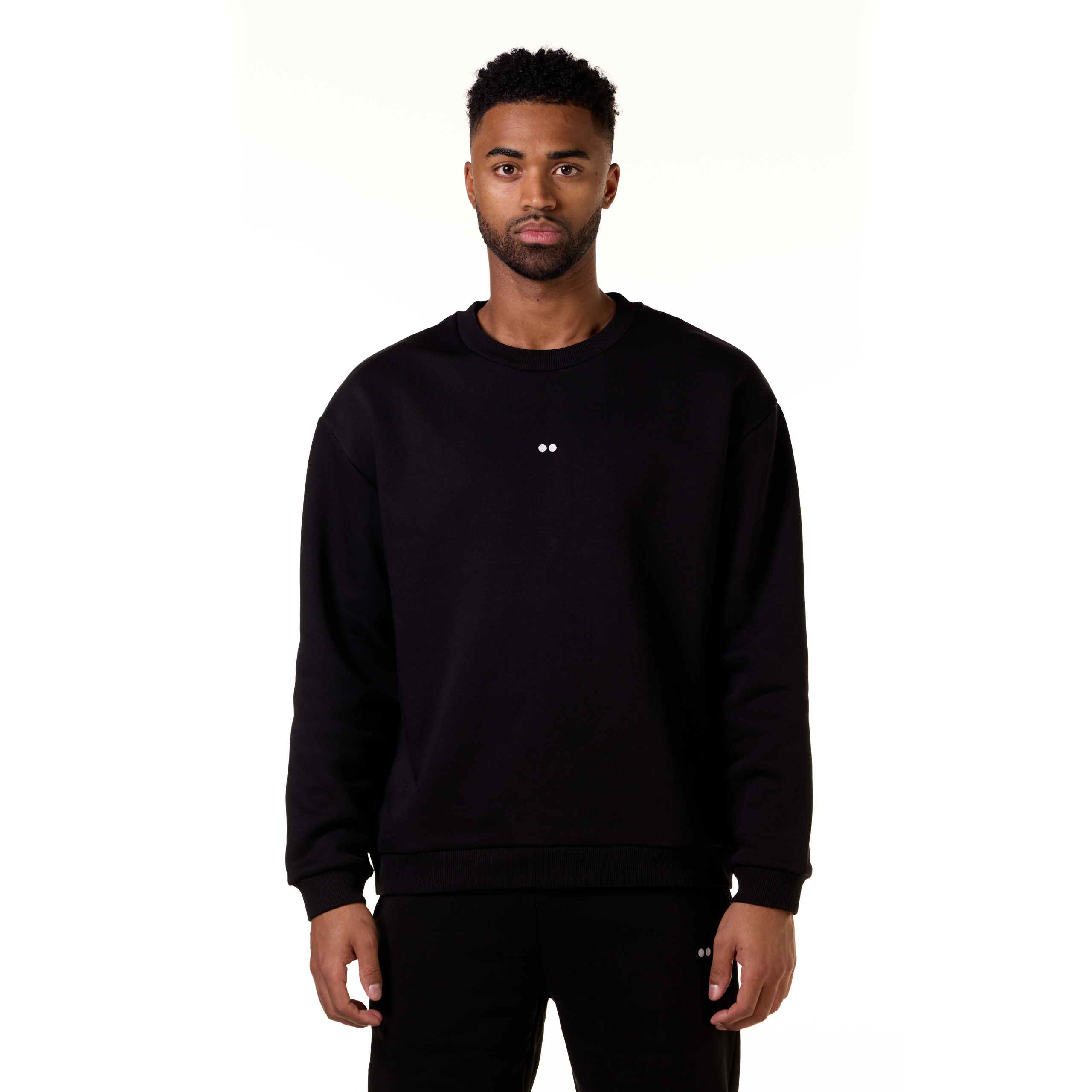 Comfy black sweatshirt sale