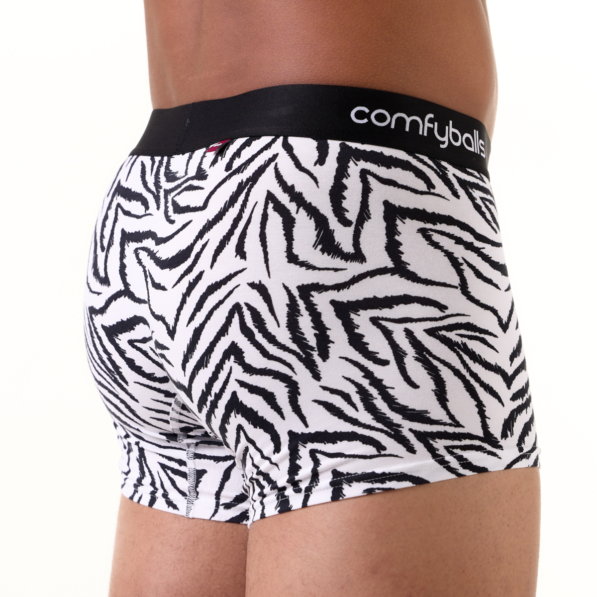 Zebra Loose Fit Cotton Men/ Women Boxer Briefs Matching Underwear